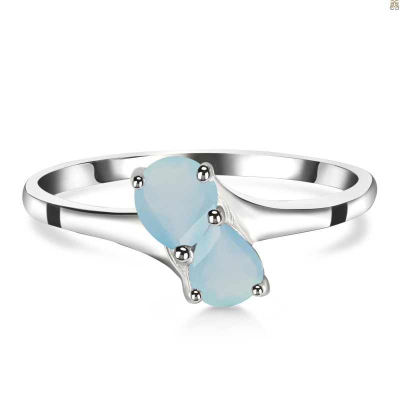 Blue Chalcedony Ring BLX-RDR-2725.