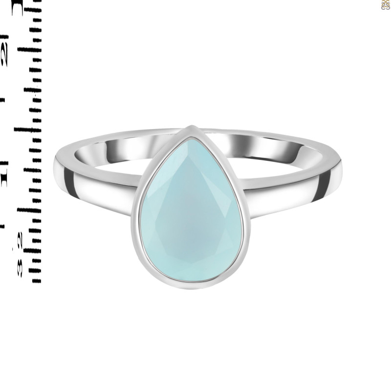 Blue Chalcedony Ring BLX-RDR-2763.