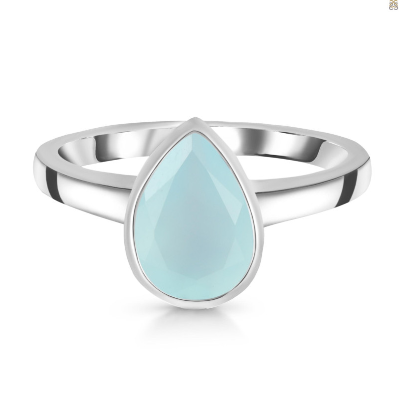 Blue Chalcedony Ring BLX-RDR-2763.