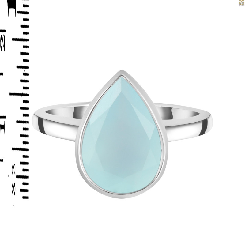 Blue Chalcedony Ring BLX-RDR-2852.