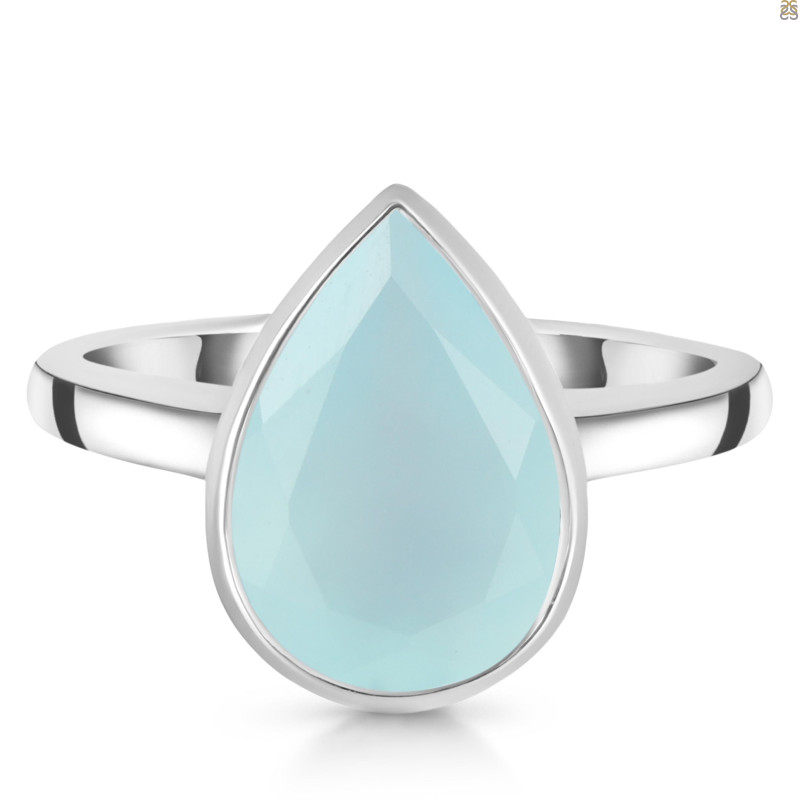 Blue Chalcedony Ring BLX-RDR-2852.