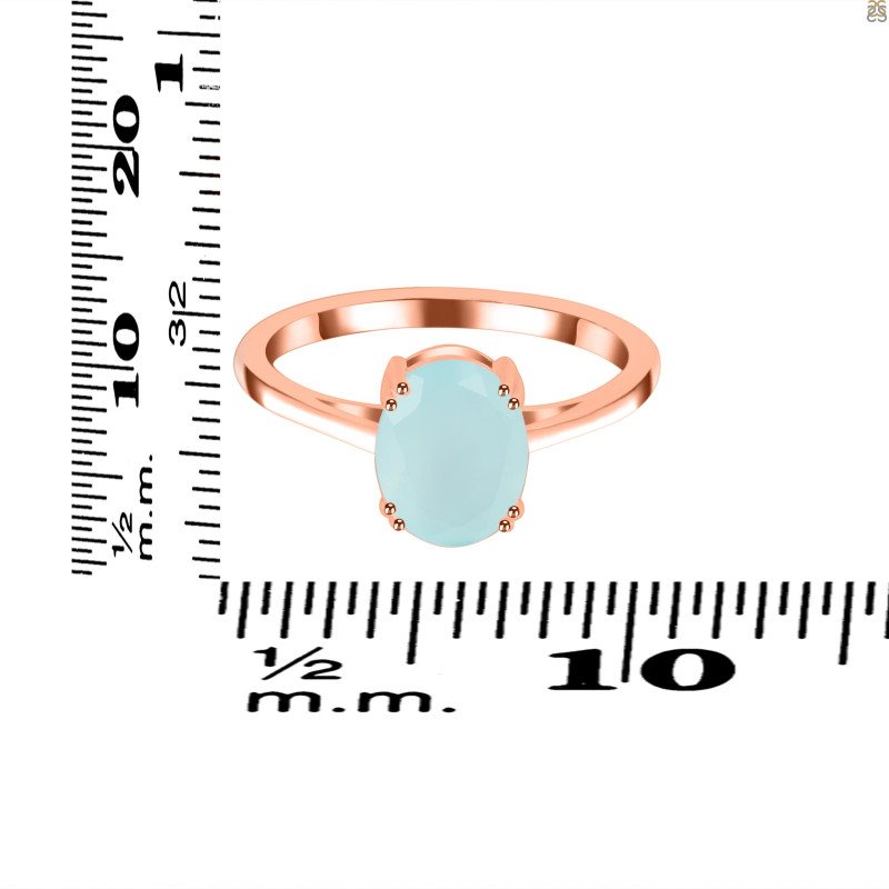  Blue Chalcedony Ring BLX-RDR-3145.