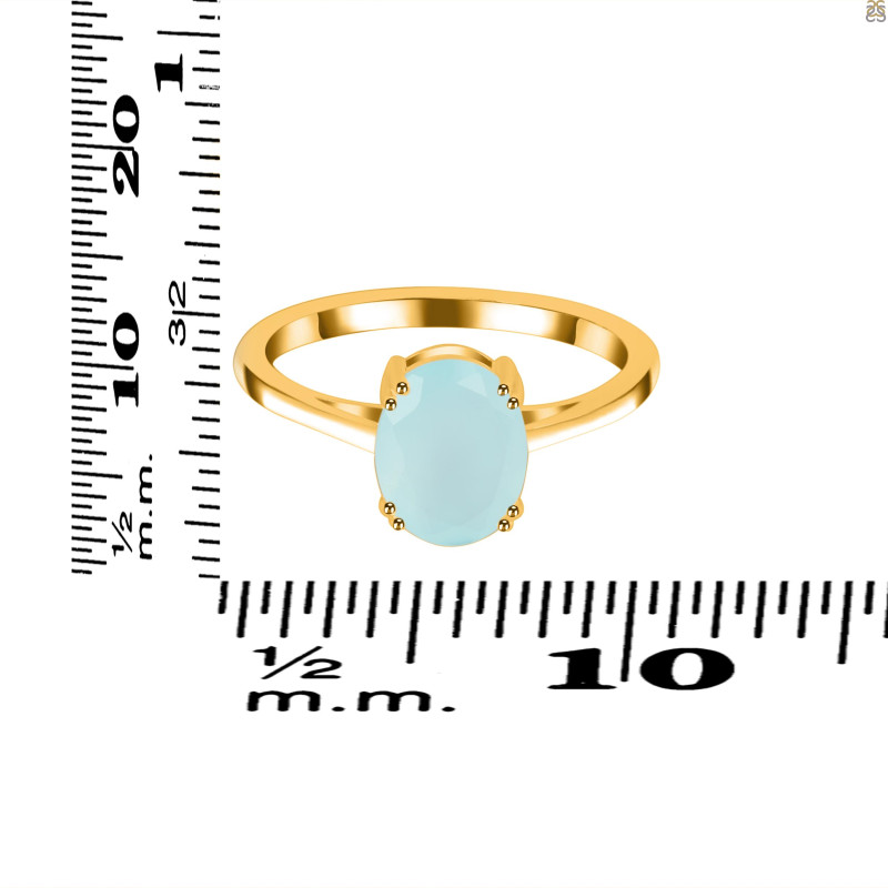  Blue Chalcedony Ring BLX-RDR-3145.