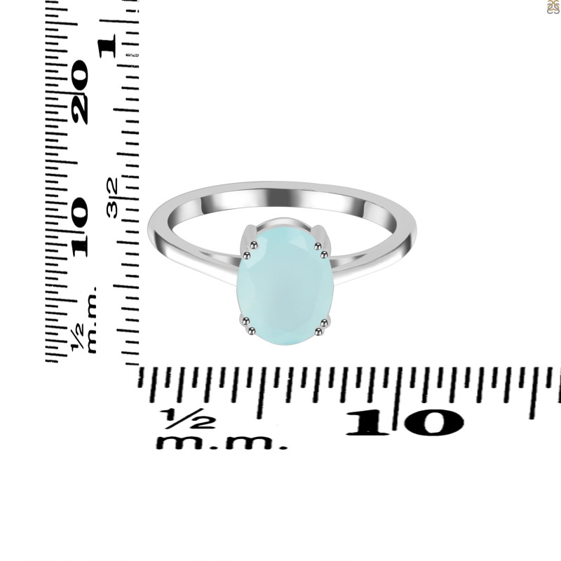  Blue Chalcedony Ring BLX-RDR-3145.