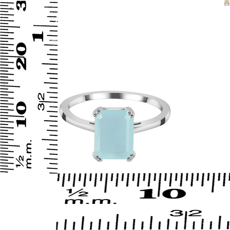 Blue Chalcedony Ring BLX-RDR-3147.
