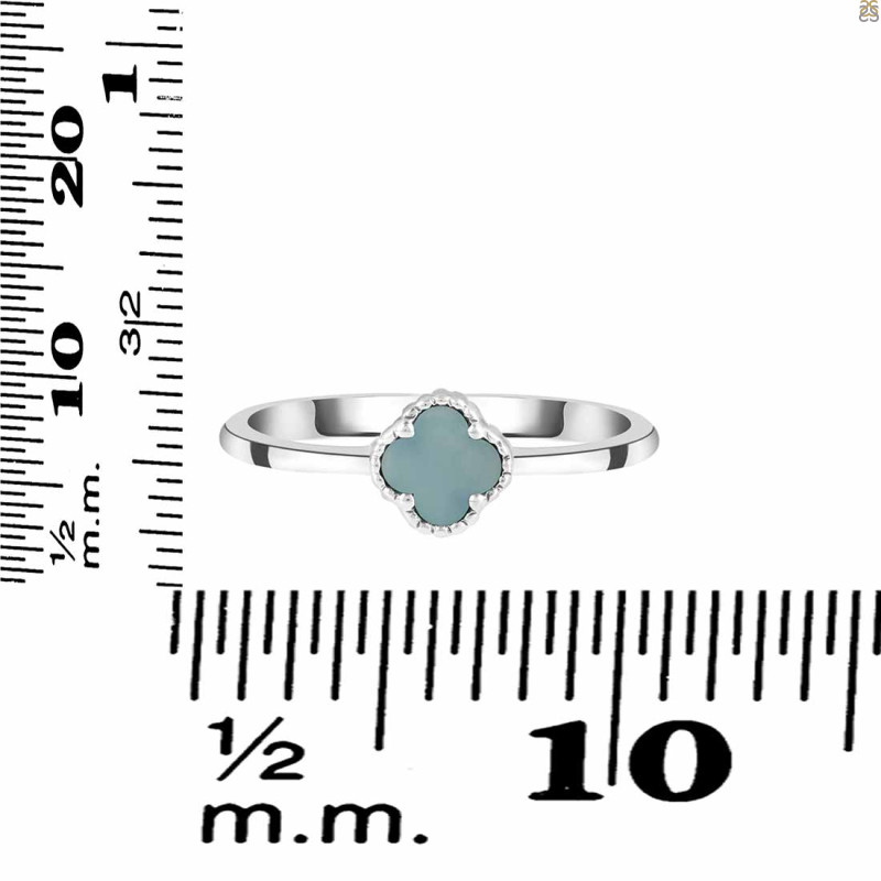 Blue Chalcedony Ring BLX-RDR-3158.