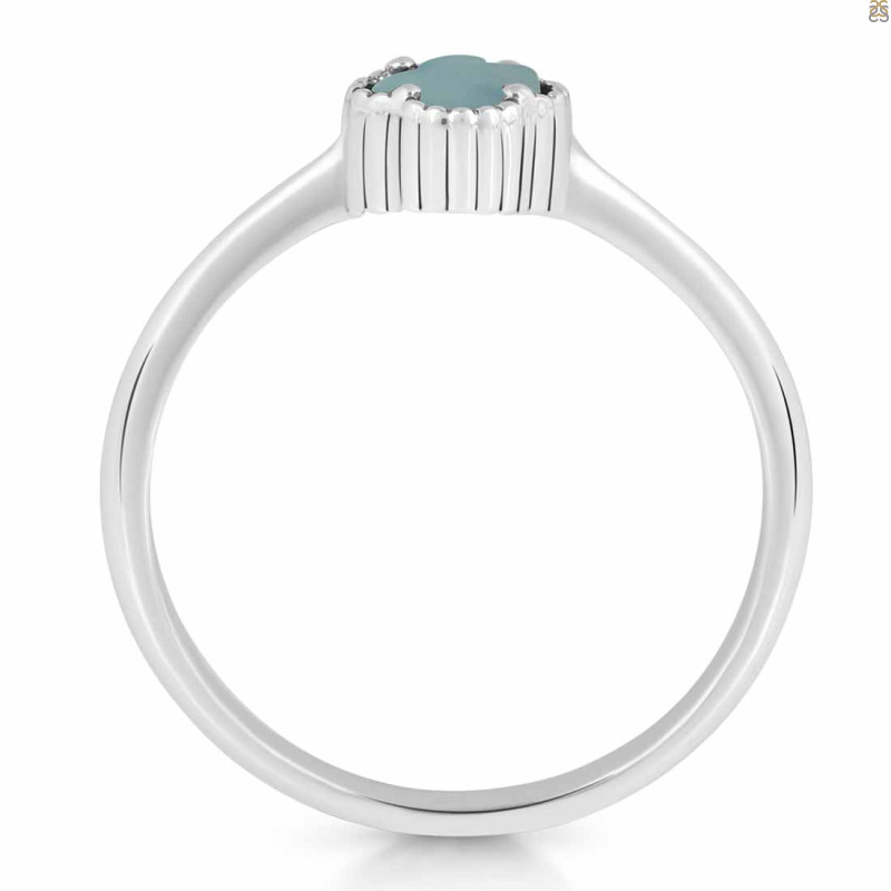 Blue Chalcedony Ring BLX-RDR-3158.