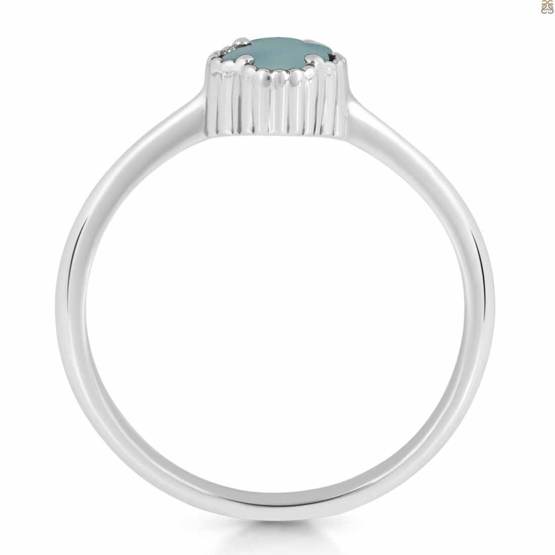 Blue Chalcedony Ring BLX-RDR-3159.
