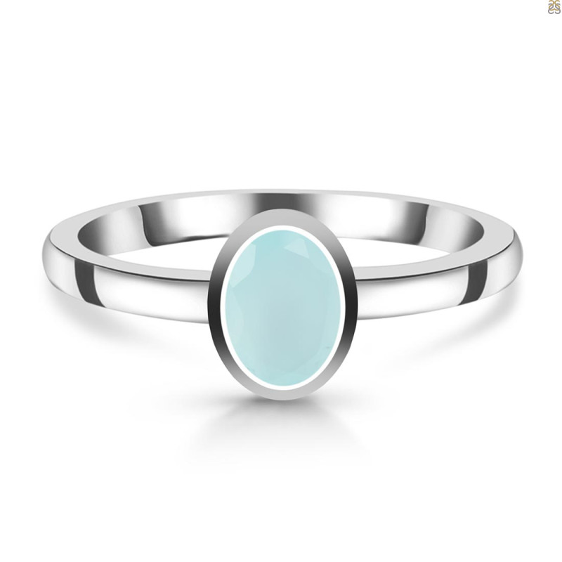 Blue Chalcedony Ring BLX-RDR-3251.