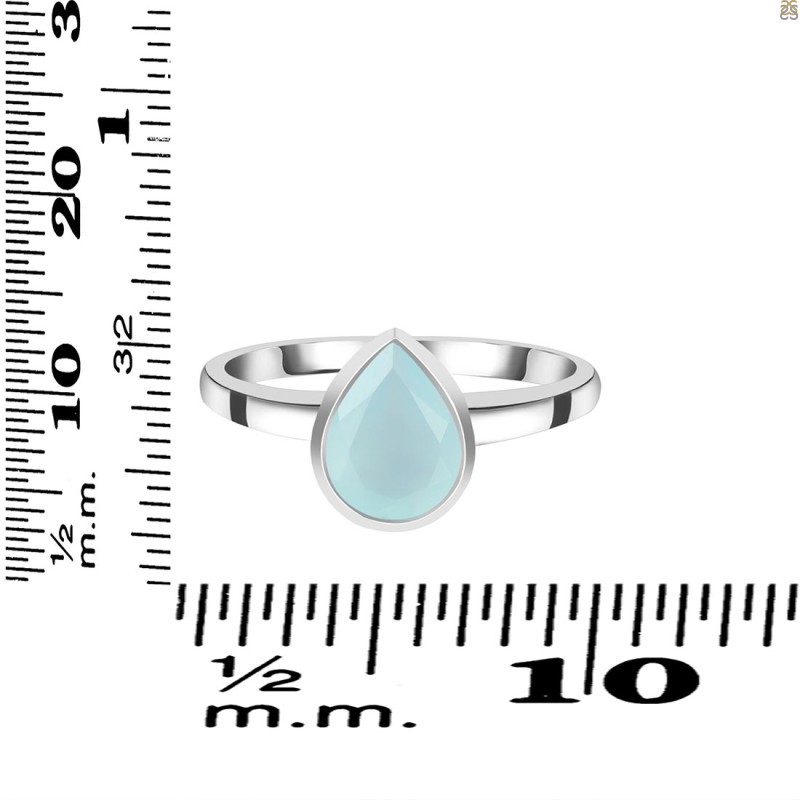 Blue Chalcedony Ring BLX-RDR-3252.