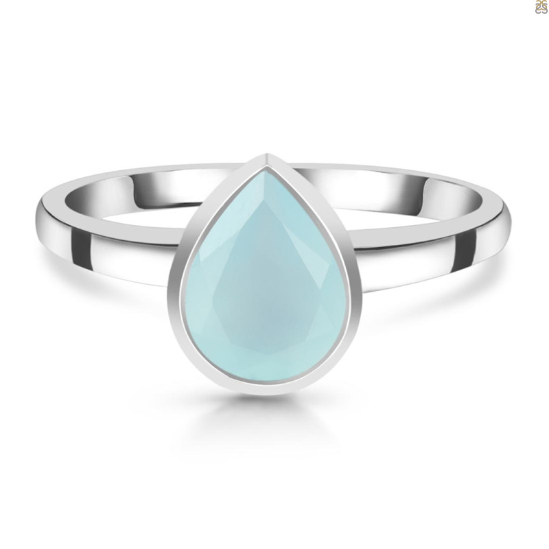 Blue Chalcedony Ring BLX-RDR-3252.