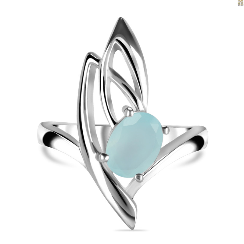 Blue Chalcedony Ring BLX-RDR-33.