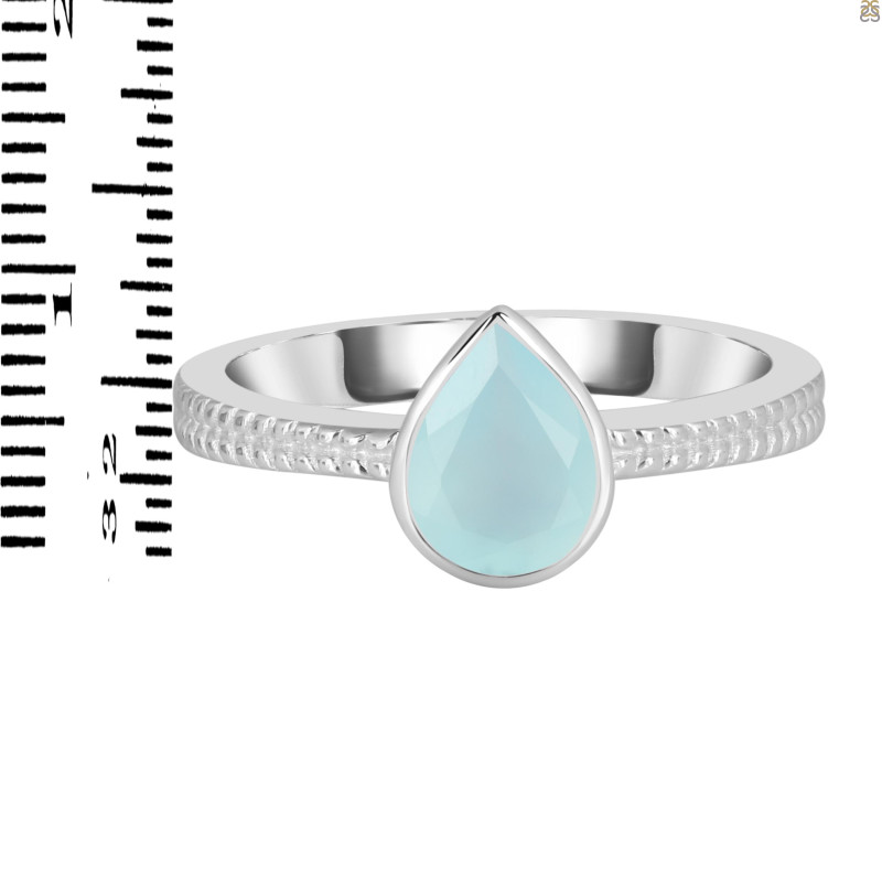 Blue Chalcedony Ring BLX-RDR-347.