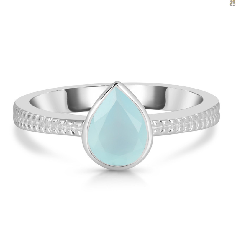 Blue Chalcedony Ring BLX-RDR-347.