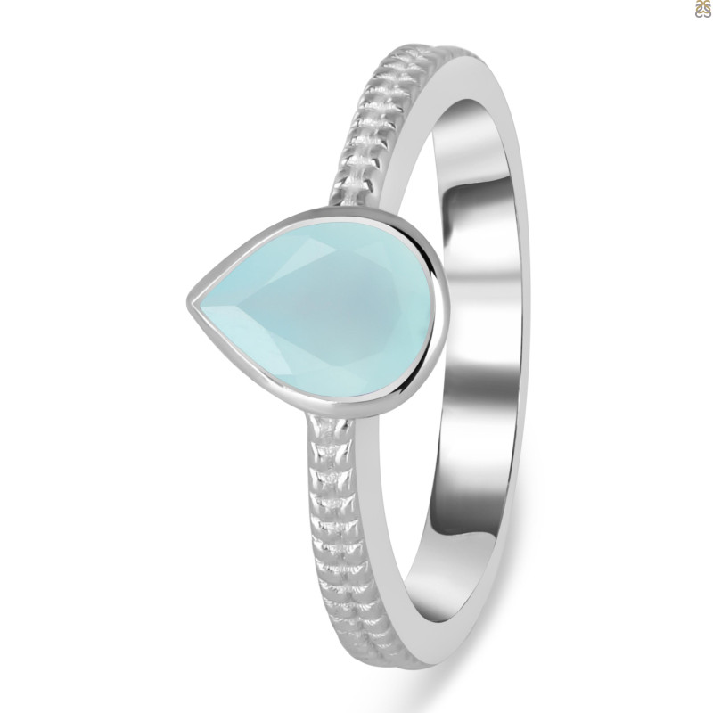 Blue Chalcedony Ring BLX-RDR-347.
