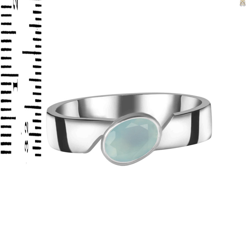 Blue Chalcedony Ring BLX-RDR-350.