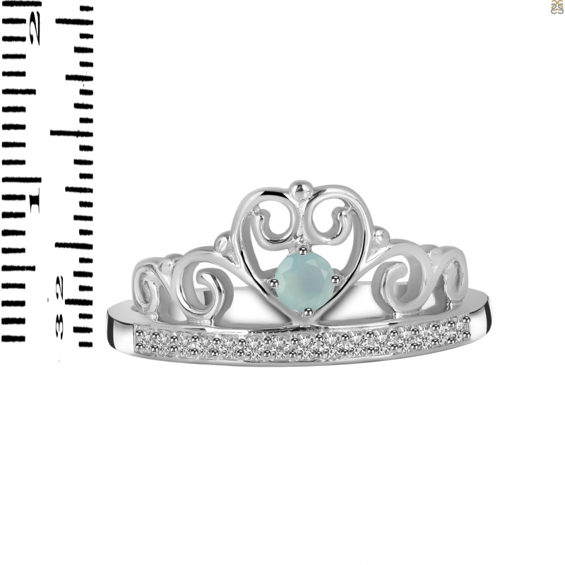 Blue Chalcedony Ring BLX-RDR-356.