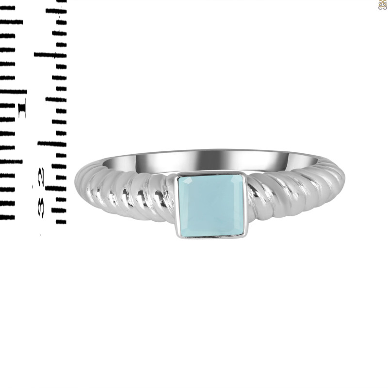 Blue Chalcedony Ring BLX-RDR-357.