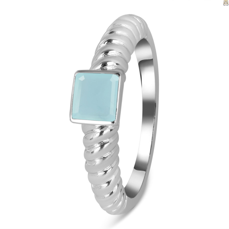 Blue Chalcedony Ring BLX-RDR-357.