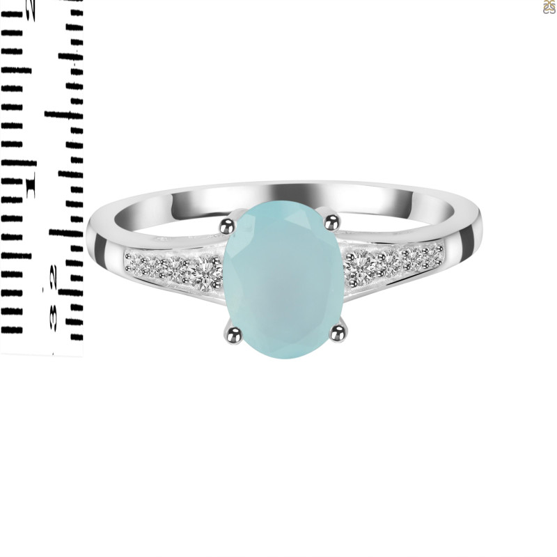 Blue Chalcedony Ring BLX-RDR-362.