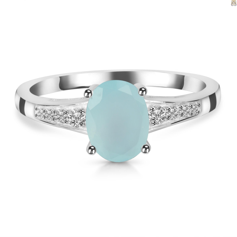 Blue Chalcedony Ring BLX-RDR-362.