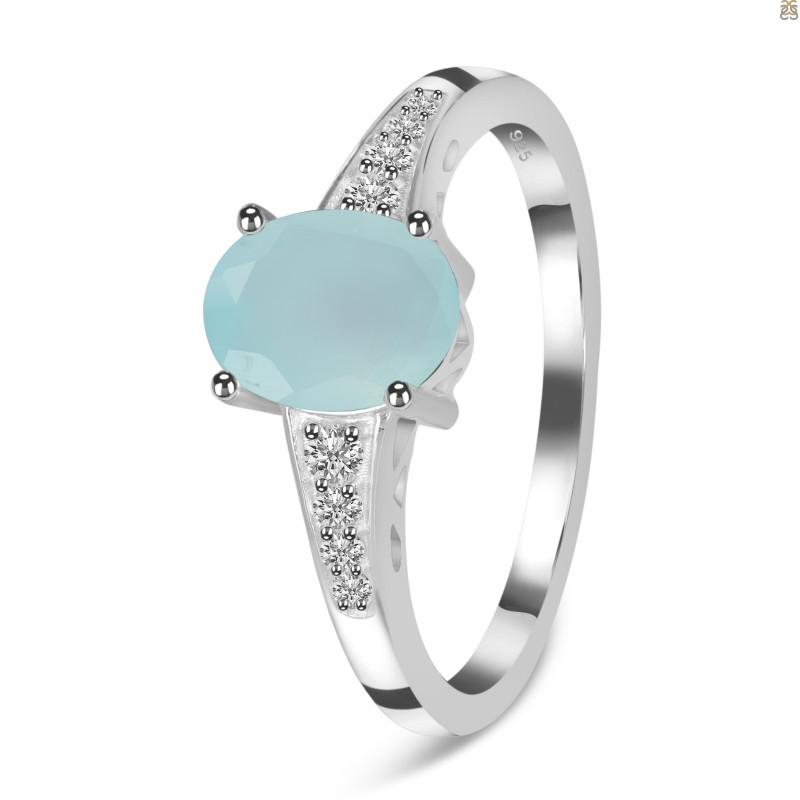 Blue Chalcedony Ring BLX-RDR-362.