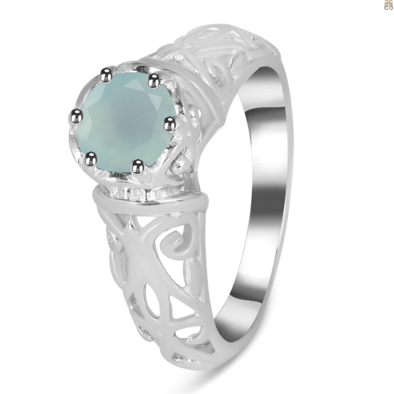 Blue Chalcedony Ring BLX-RDR-363.