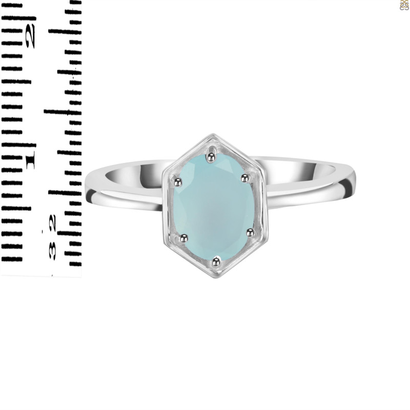 Blue Chalcedony Ring BLX-RDR-374.
