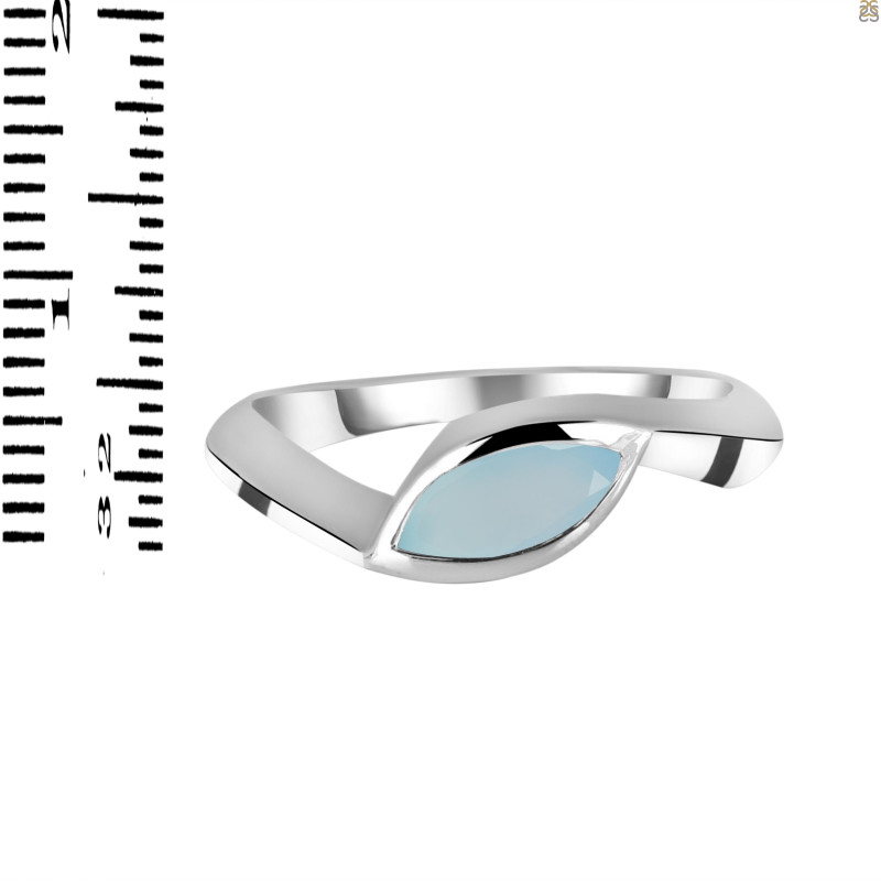 Blue Chalcedony Ring BLX-RDR-378.