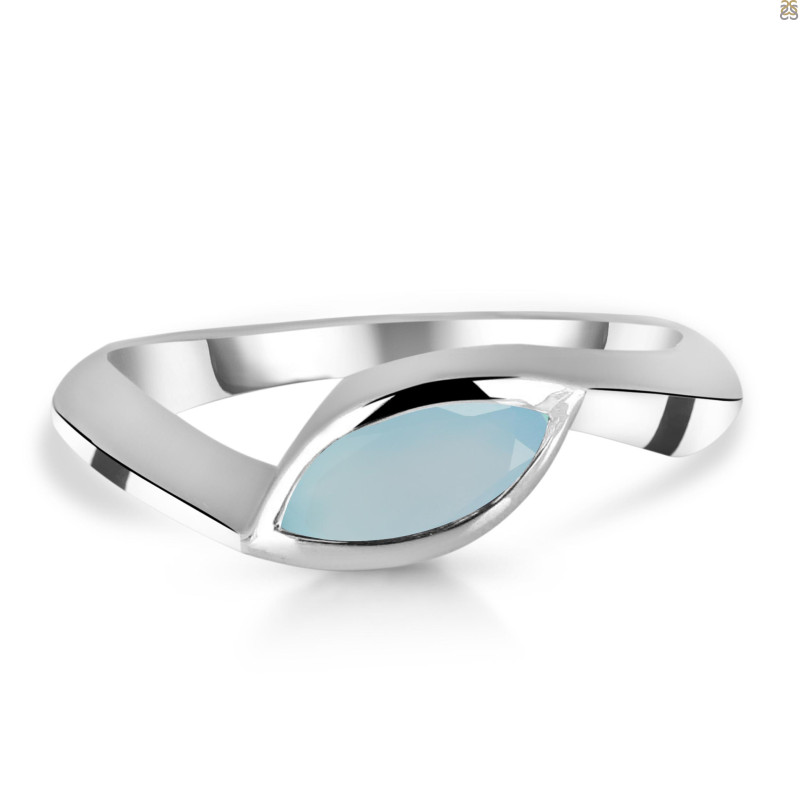 Blue Chalcedony Ring BLX-RDR-378.