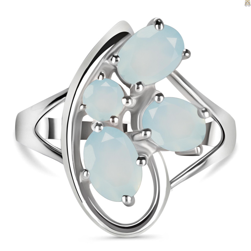 Blue Chalcedony Ring BLX-RDR-38.