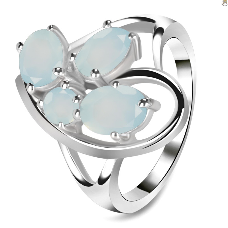 Blue Chalcedony Ring BLX-RDR-38.