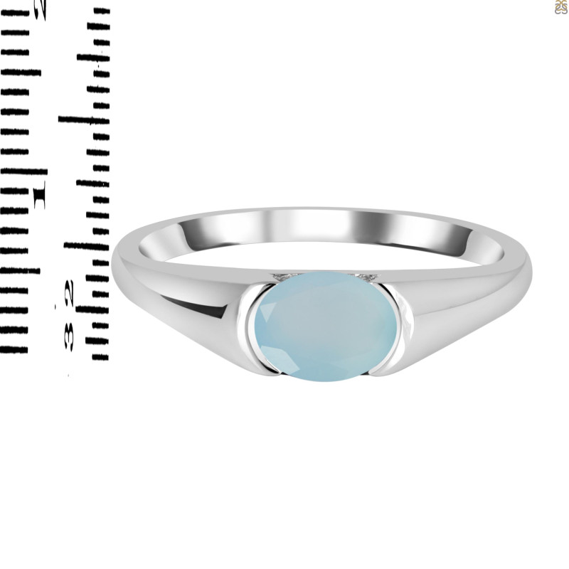 Blue Chalcedony Ring BLX-RDR-381.