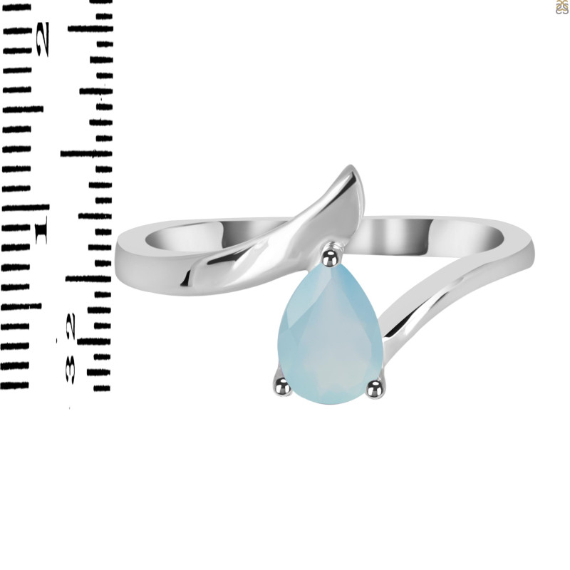 Blue Chalcedony Ring BLX-RDR-382.