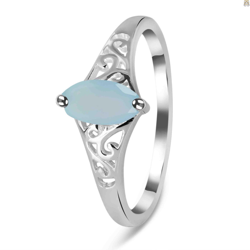 Blue Chalcedony Ring BLX-RDR-386.