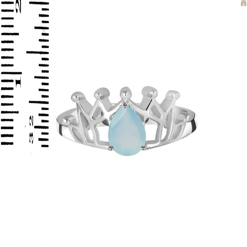 Blue Chalcedony Ring BLX-RDR-390.