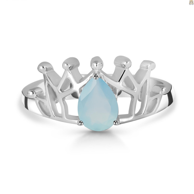 Blue Chalcedony Ring BLX-RDR-390.