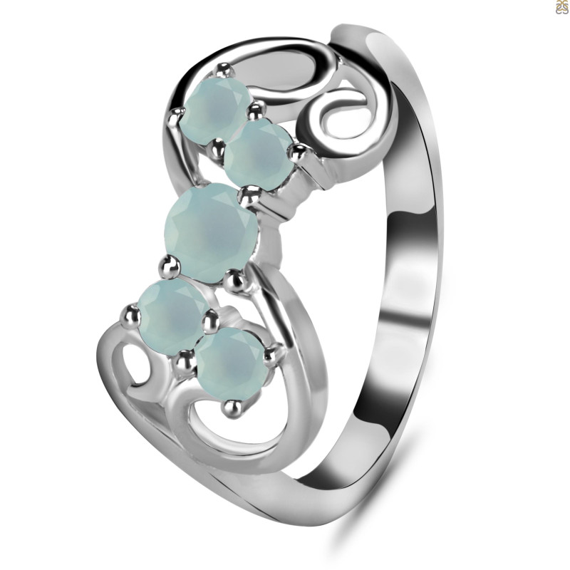 Blue Chalcedony Ring BLX-RDR-40.