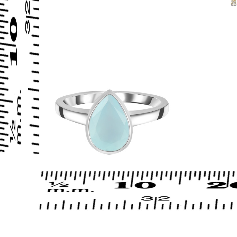 Blue Chalcedony Ring BLX-RDR-4028.
