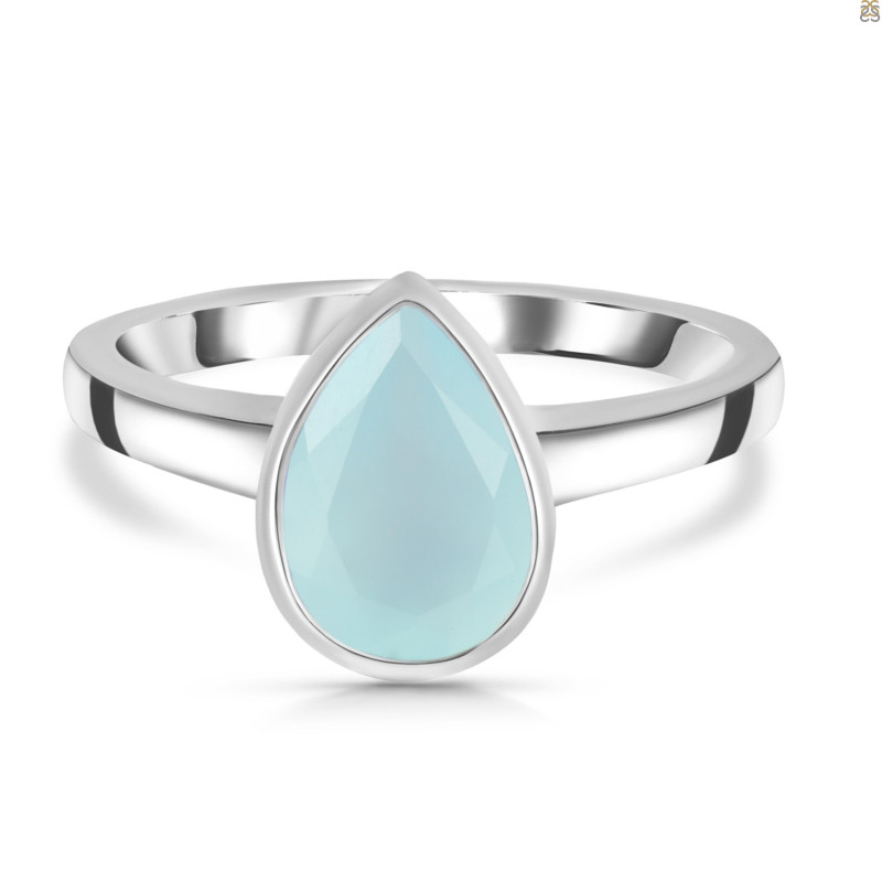 Blue Chalcedony Ring BLX-RDR-4028.