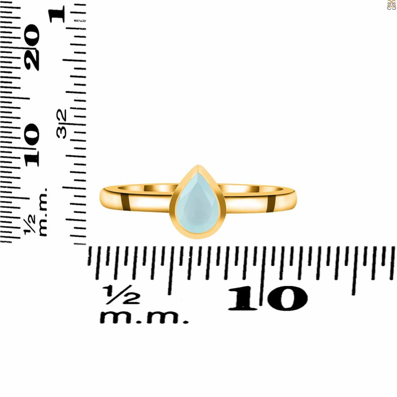 Blue Chalcedony Ring BLX-RDR-4030.