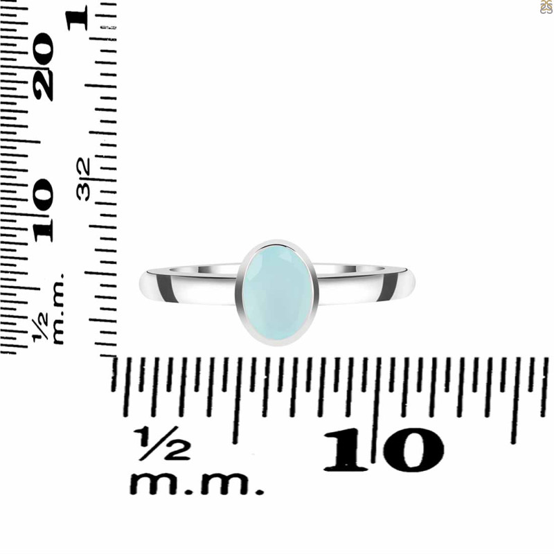 Blue Chalcedony Ring BLX-RDR-4032.