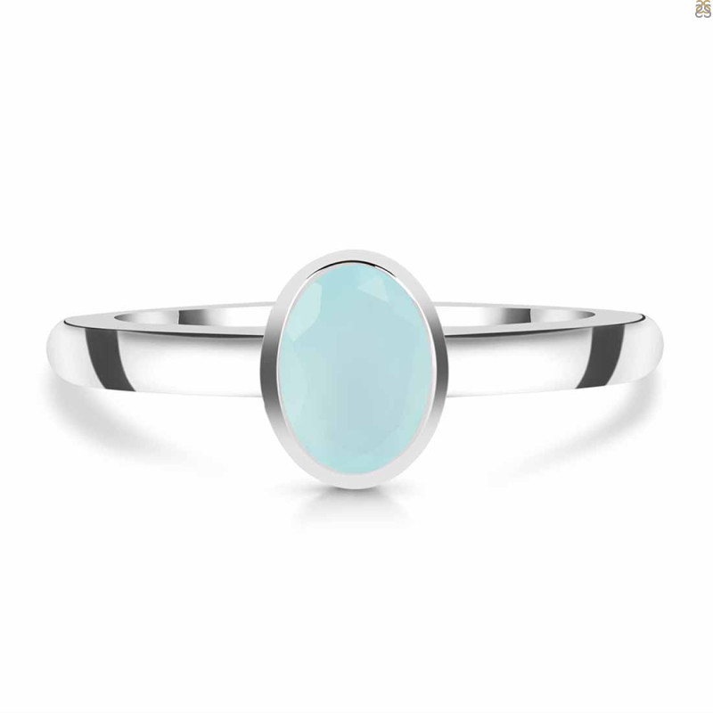 Blue Chalcedony Ring BLX-RDR-4032.