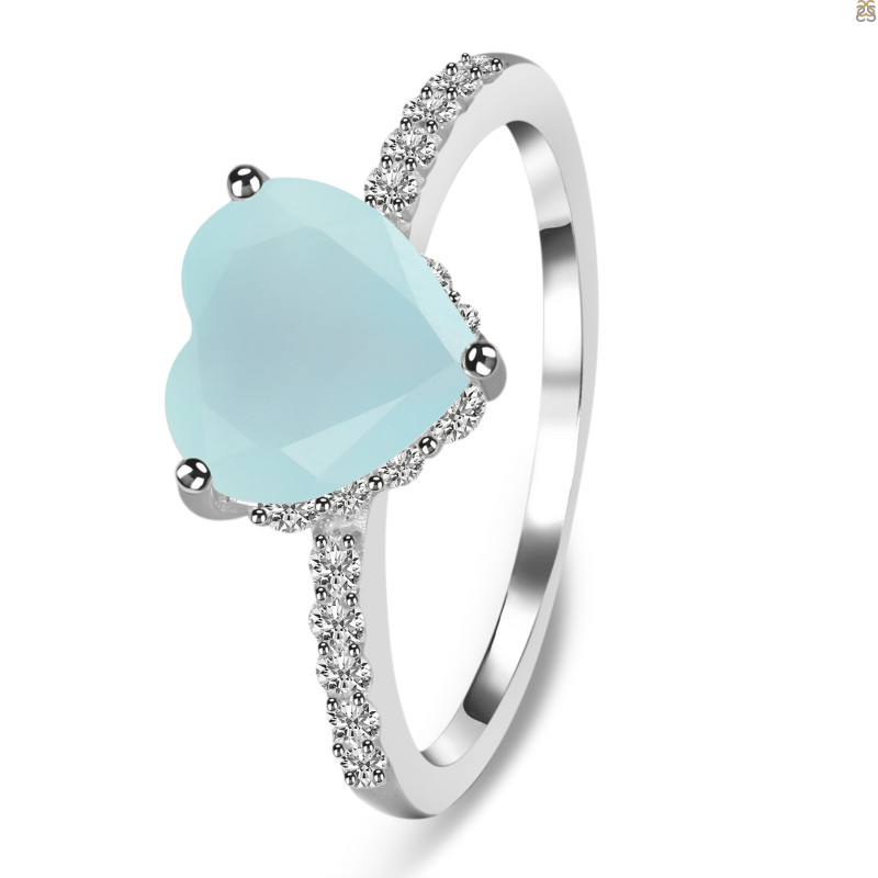 Blue Chalcedony Ring BLX-RDR-4047.