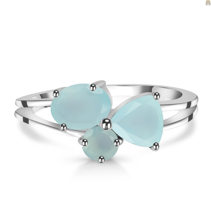 Blue Chalcedony Ring BLX-RDR-439.