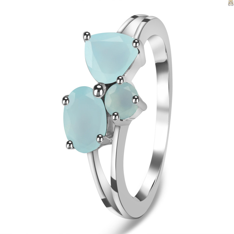 Blue Chalcedony Ring BLX-RDR-439.