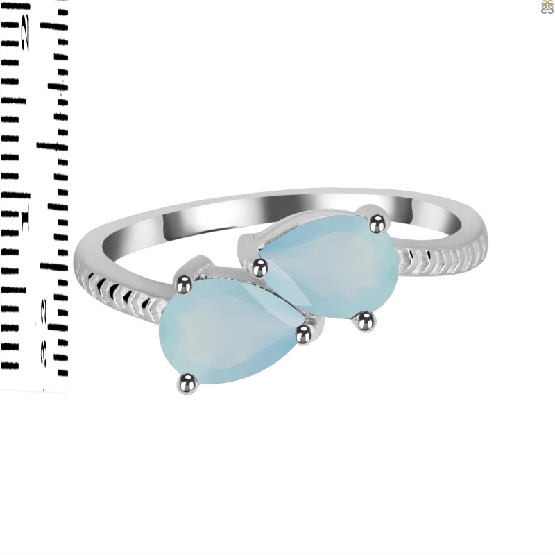 Blue Chalcedony Ring BLX-RDR-449.