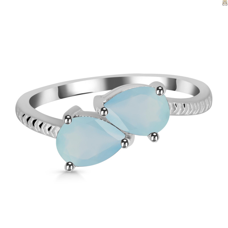 Blue Chalcedony Ring BLX-RDR-449.