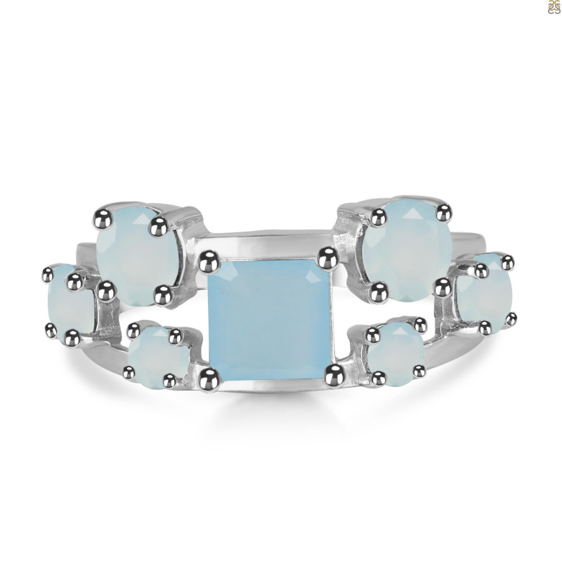 Blue Chalcedony Ring BLX-RDR-457.