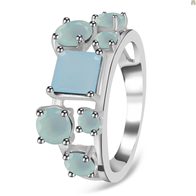 Blue Chalcedony Ring BLX-RDR-457.